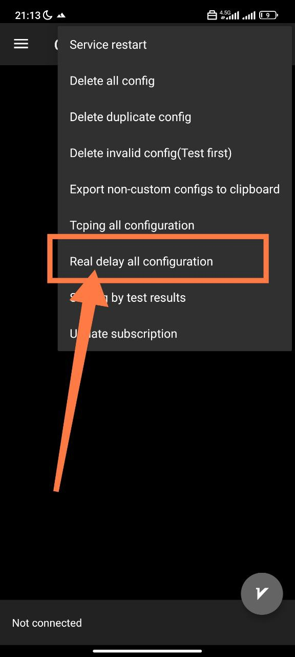 مرحله ۱ - تست پینگ سرورها