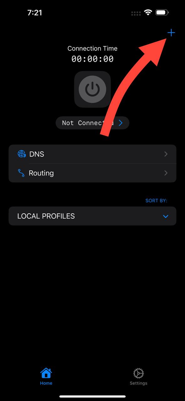 مرحله ۲ - وارد کردن لینک در Streisand
